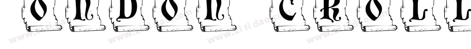 London Scroll字体转换